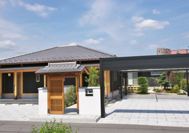 現代和建築の平屋